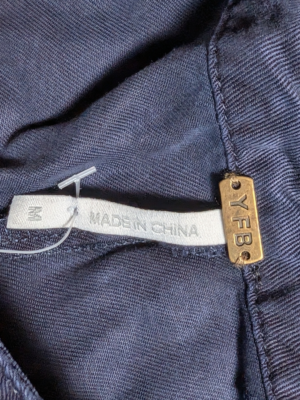 Young Fabulous & Broke Navy Drawcord Cargo Pants - Picture 5 of 6